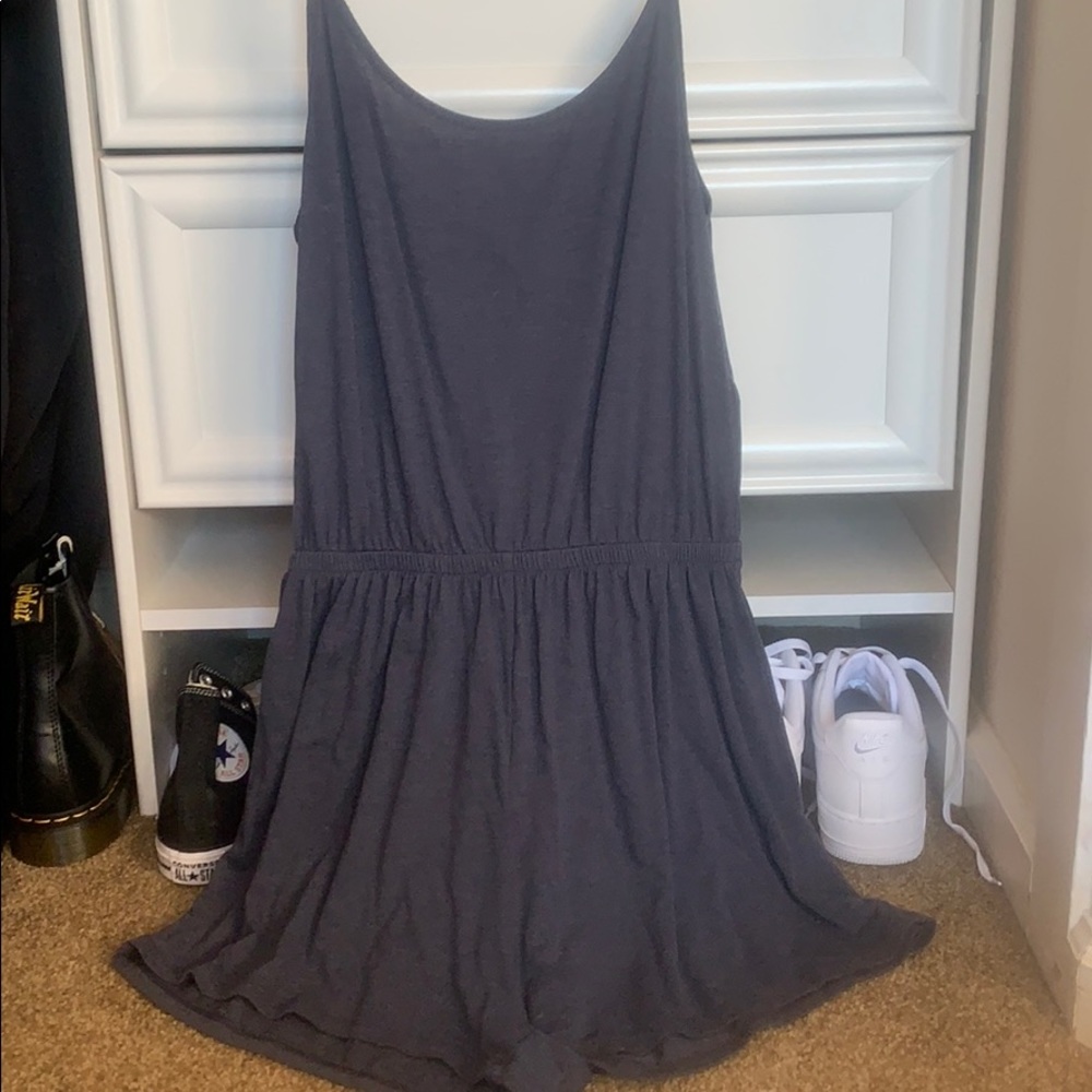 Navy Romper
